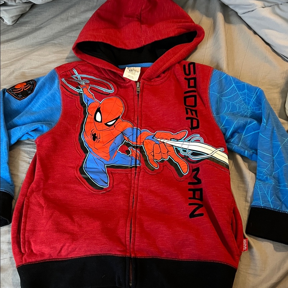 Marvel Red and Blue Spider-Man Kids Hoodie